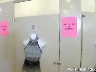 Giàu mai dâm trừng phạt tại quần áo cửa hàng