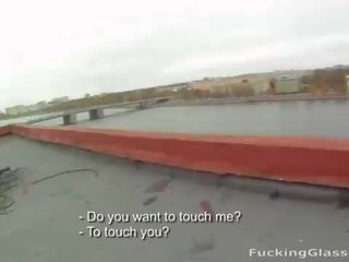 Fucking Glasses - adult video on the roof