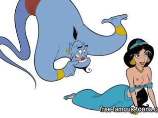 Aladdin y jazmín xxx presilla parodia