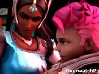 Overwatch XXX Group sex clip